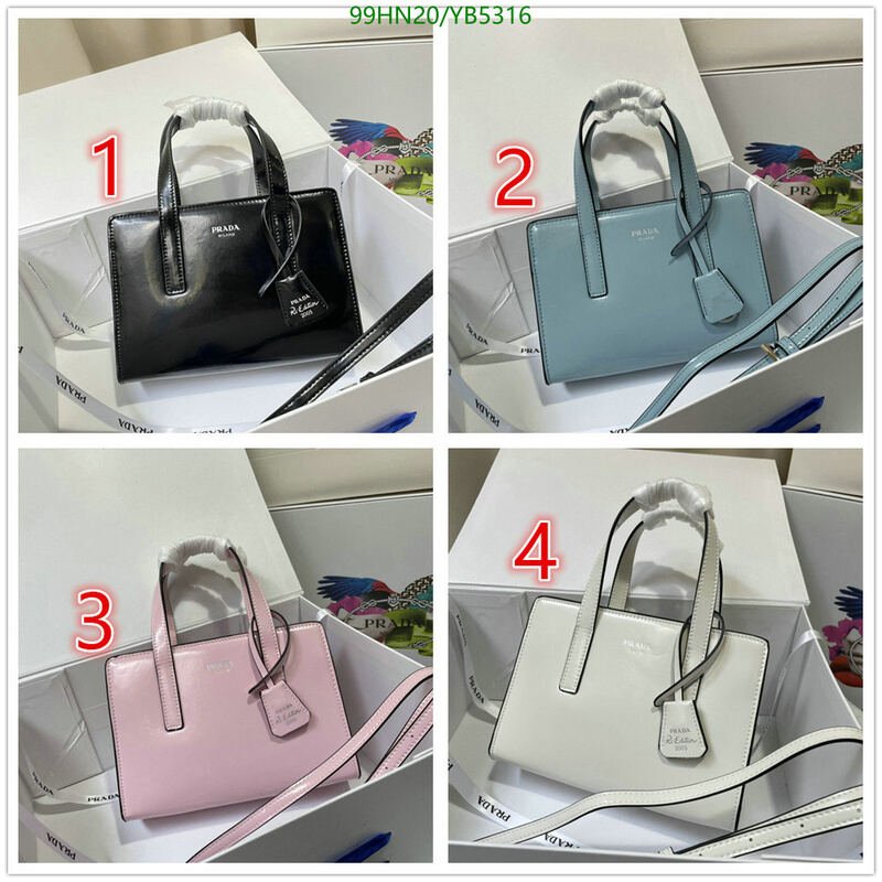 Prada Bag-(4A)-Handbag-,Code: YB5316,$ 129USD
