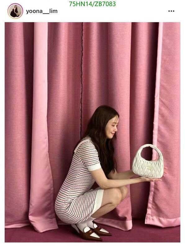 Miu Miu Bag-(4A)-Diagonal-,Code: ZB7083,$ 98USD