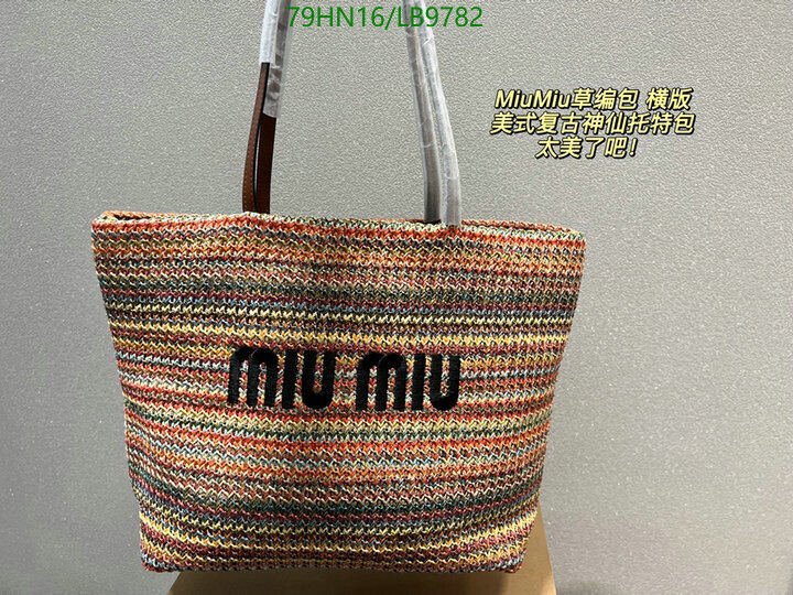 Miu Miu Bag-(4A)-Handbag-,Code: LB9782,$ 103USD