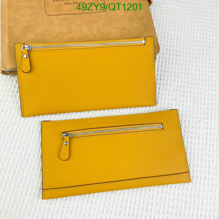 Hermes Bag-(4A)-Wallet- Code: QT1201 $ 64USD