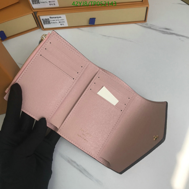 LV Bags-(4A)-Wallet-,Code: TP052143,$ 55USD