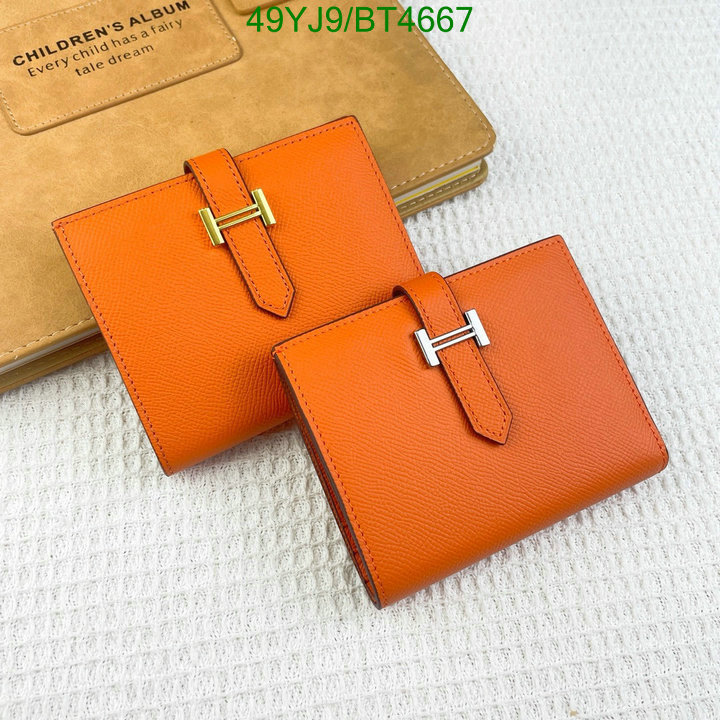 Hermes Bag-(4A)-Wallet- Code: BT4667 $ 64USD