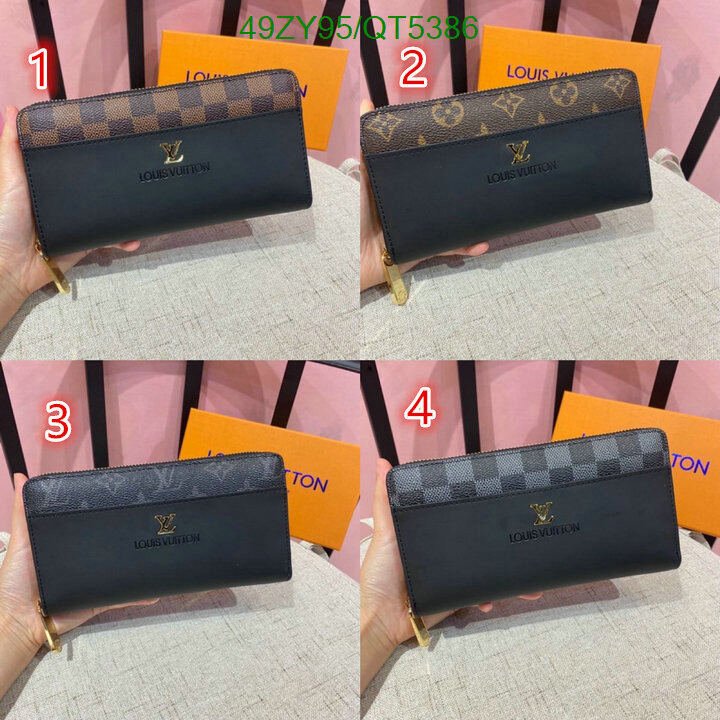 LV Bag-(4A)-Wallet- Code: QT5386 $ 64USD