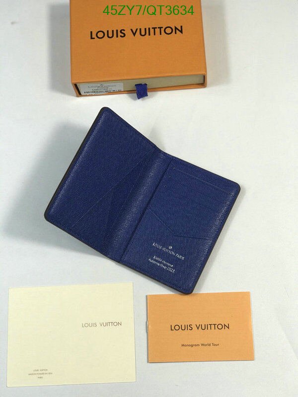 LV Bag-(4A)-Wallet- Code: QT3634 $ 59USD