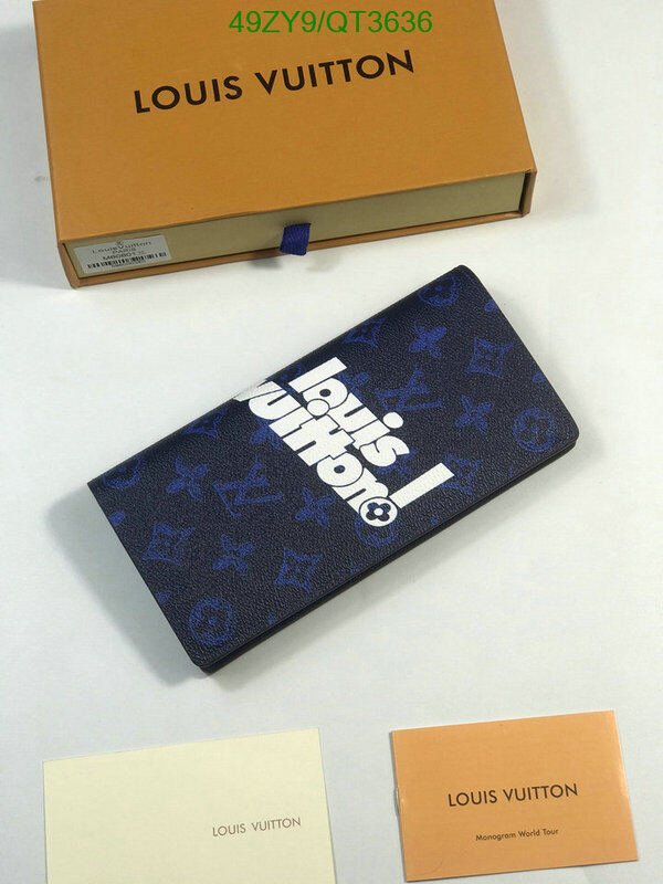 LV Bag-(4A)-Wallet- Code: QT3636 $ 64USD