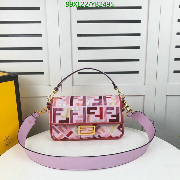 Fendi Bag-(4A)-Baguette-,Code: YB2495,$ 129USD