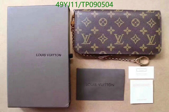 LV Bags-(4A)-Wallet-,Code: TP090504,$ 64USD
