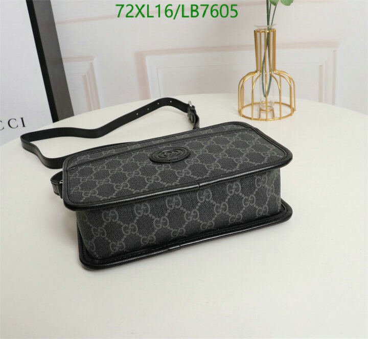 Gucci Bag-(4A)-Diagonal-,Code: LB7605,$ 94USD
