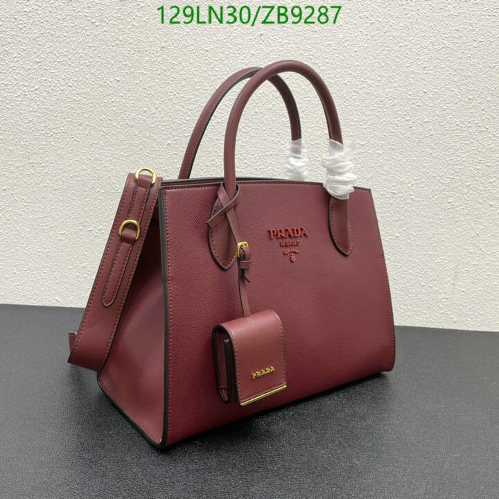 Prada Bag-(4A)-Handbag-,Code: ZB9287,$ 168USD