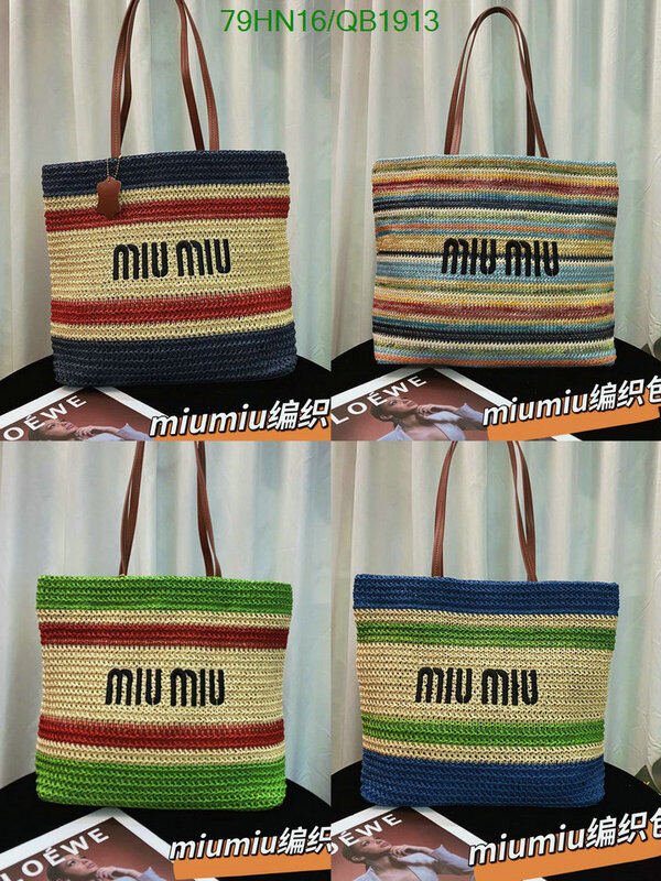 Miu Miu Bag-(4A)-Handbag- Code: QB1913 $ 103USD