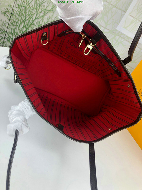LV Bags-(4A)-Neverfull-,Code: LB1491,$ 85USD
