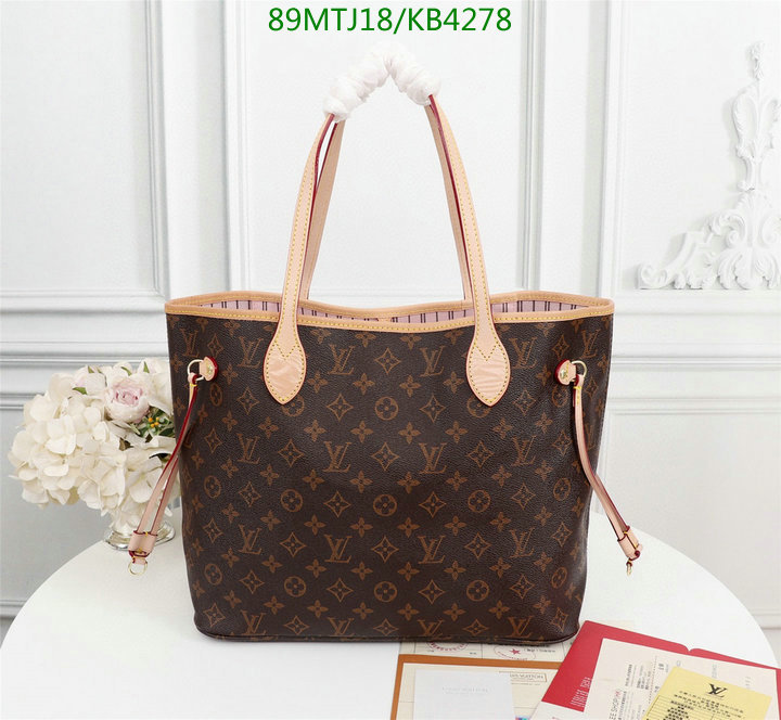 LV Bags-(4A)-Neverfull-,Code: KB4278,$ 116USD