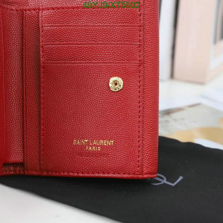 YSL Bag-(4A)-Wallet-,Code: XT5502,$ 64USD