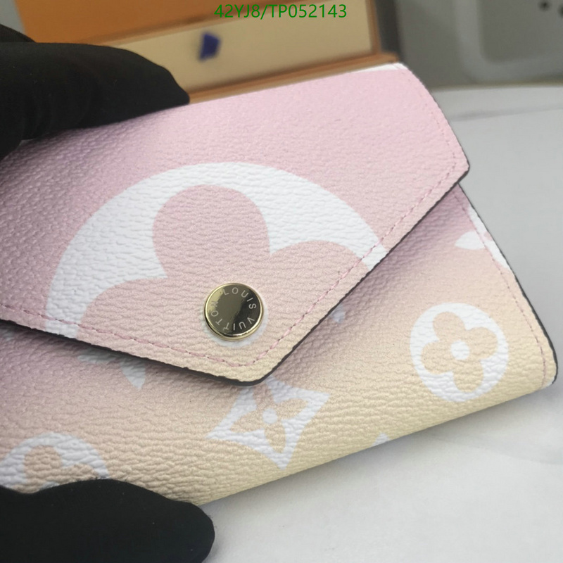 LV Bags-(4A)-Wallet-,Code: TP052143,$ 55USD