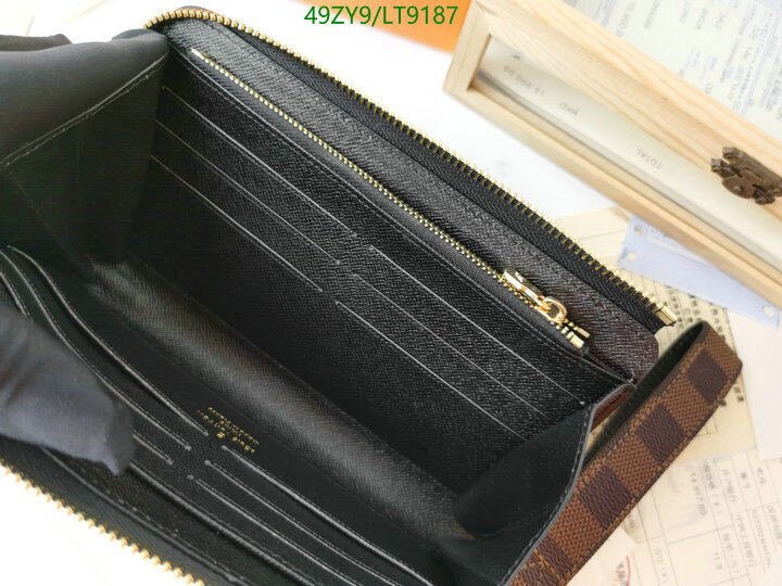 LV Bags-(4A)-Wallet-,Code: LT9187,$ 64USD