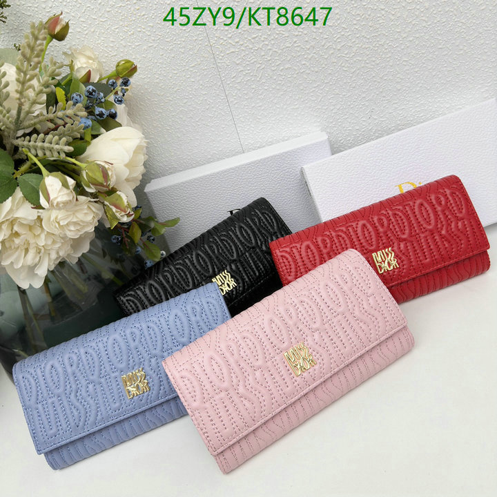 Dior Bag-(4A)-Wallet- Code: KT8647 $ 59USD