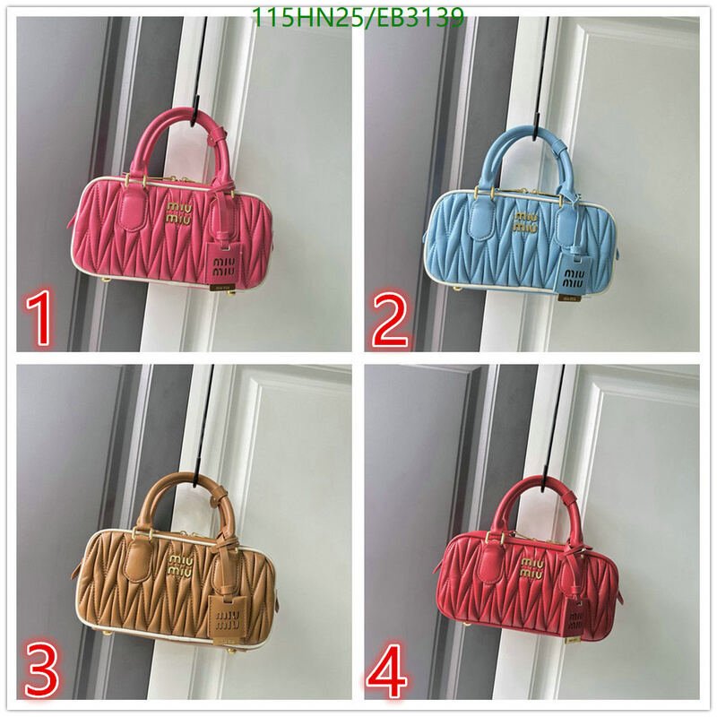 Miu Miu Bag-(4A)-Crossbody- Code: EB3139 $ 150USD