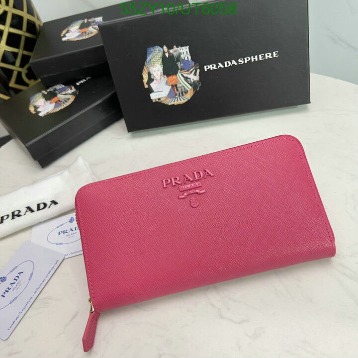Prada Bag-(4A)-Wallet- Code: UT6058 $ 72USD