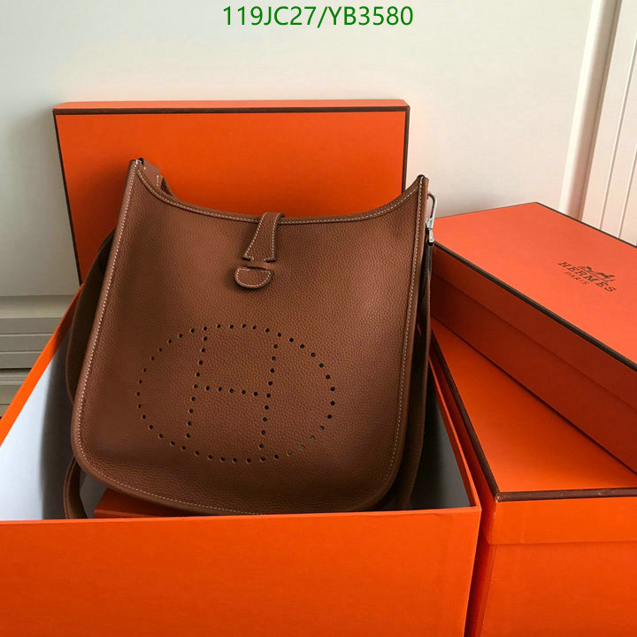 Hermes Bag-(4A)-Evelyne-,Code: YB3580,$ 155USD