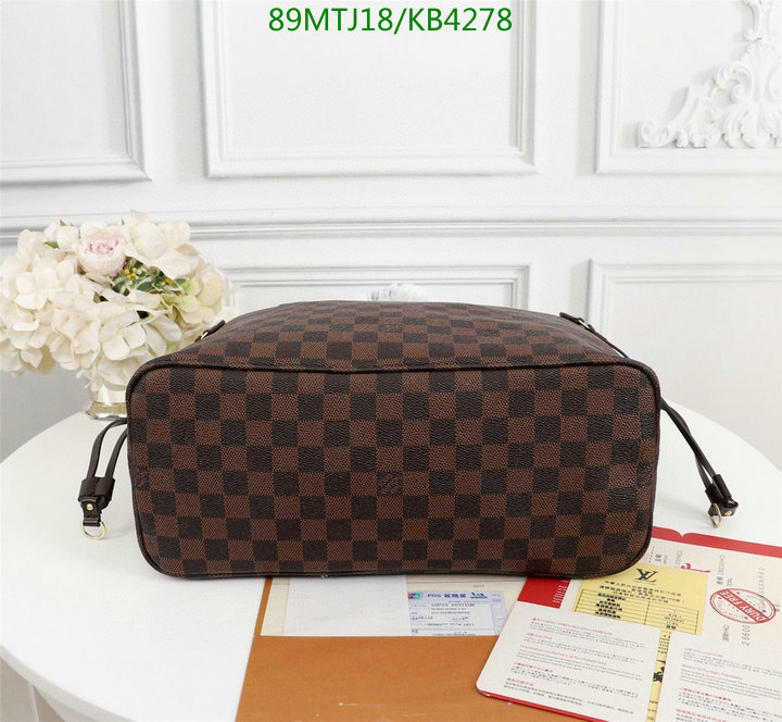 LV Bags-(4A)-Neverfull-,Code: KB4278,$ 116USD