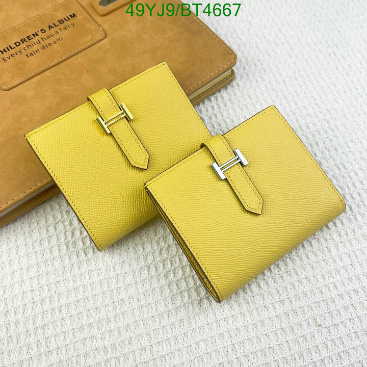 Hermes Bag-(4A)-Wallet- Code: BT4667 $ 64USD