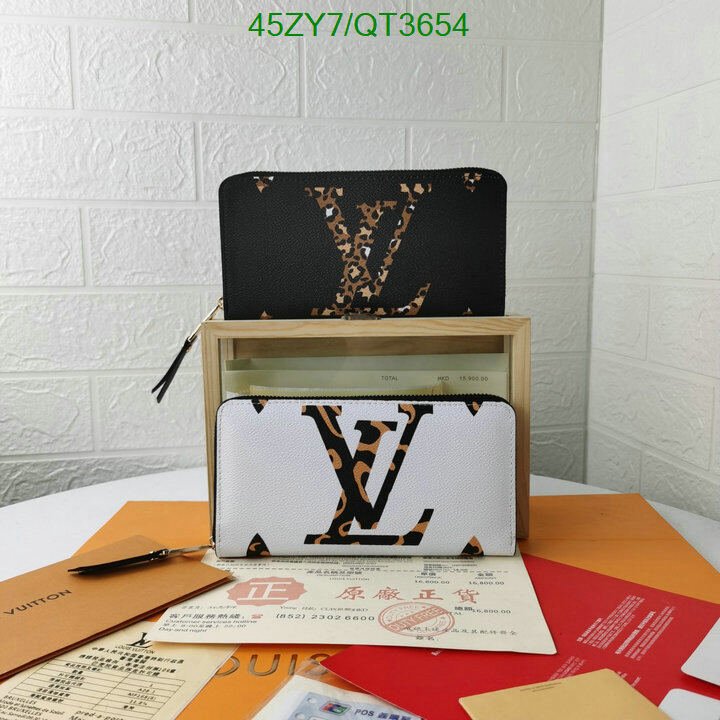 LV Bag-(4A)-Wallet- Code: QT3654 $ 59USD