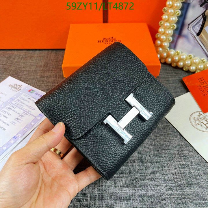 Hermes Bag-(4A)-Wallet-,Code: LT4872,$ 77USD