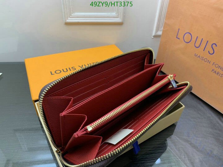 LV Bags-(4A)-Wallet-,Code: HT3375,$ 64USD