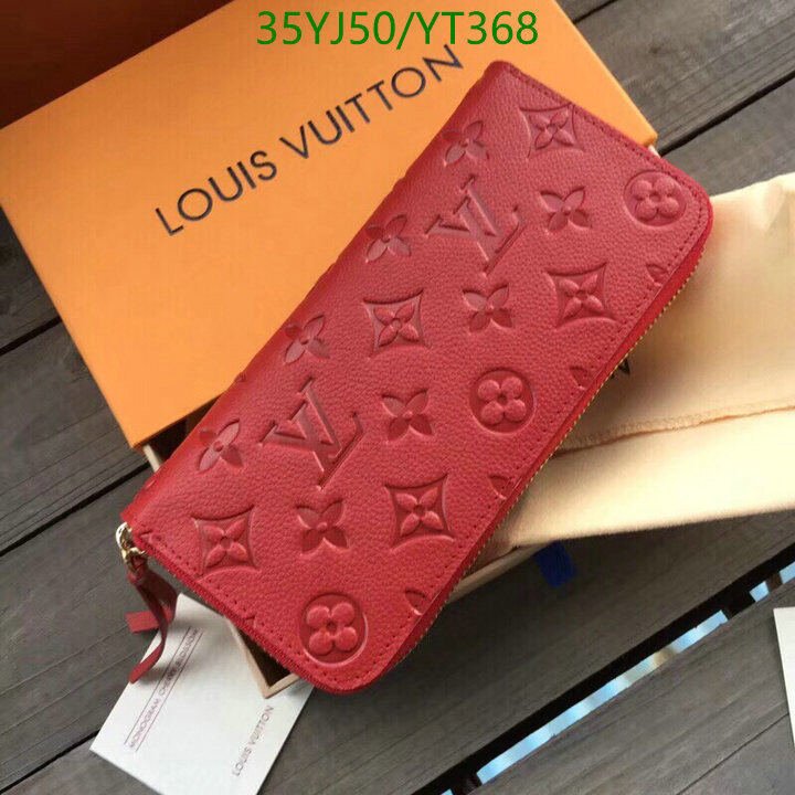 LV Bags-(4A)-Wallet-,Code: YT368,$ 46USD