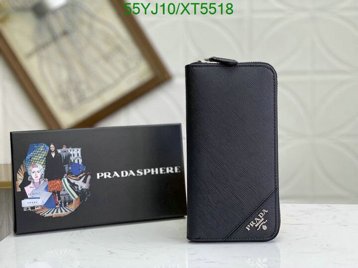 Prada Bag-(4A)-Wallet- Code: XT5518 $ 72USD