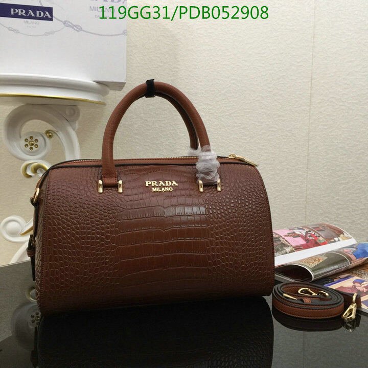 Prada Bag-(4A)-Handbag-,Code: PDB052908,$ 155USD