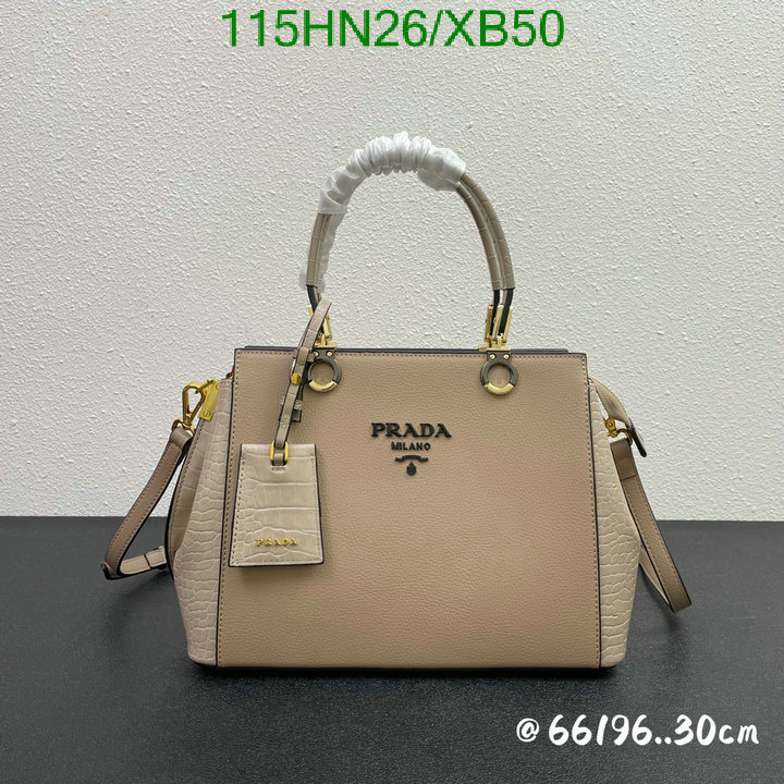 Prada Bag-(4A)-Handbag-,Code: XB50,$ 150USD
