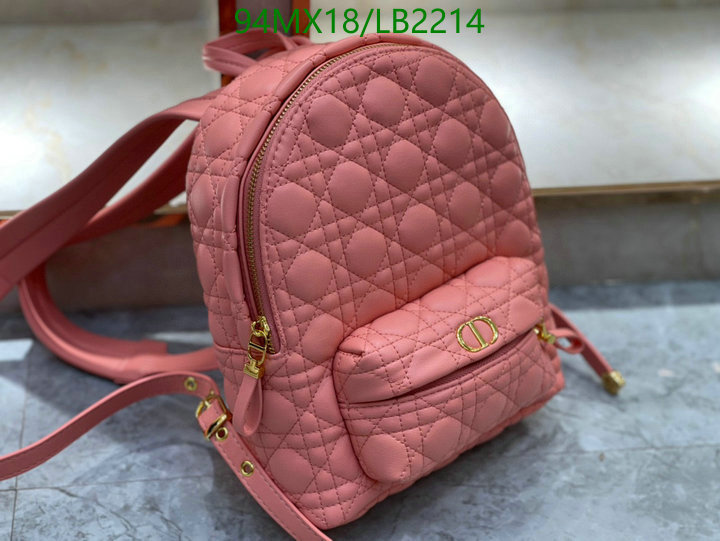 DiorBag-(4A)-Backpack- Code: LB2214 $ 123USD