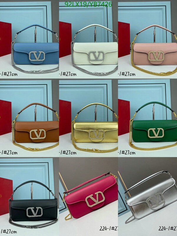 Valentino Bag-(4A)-LOC-V Logo ,Code: YB7426,$ 120USD