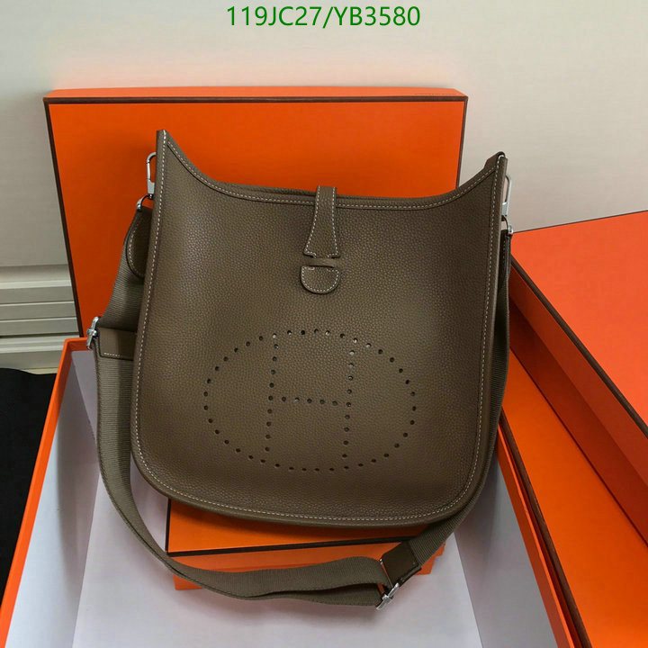 Hermes Bag-(4A)-Evelyne-,Code: YB3580,$ 155USD