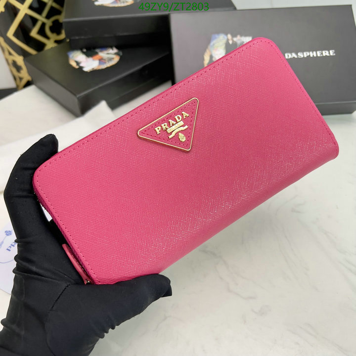 Prada Bag-(4A)-Wallet-,Code: ZT2803,$ 64USD