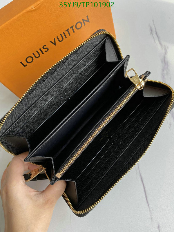 LV Bags-(4A)-Wallet-,Code: TP101902,$ 51USD