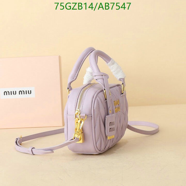 Miu Miu Bag-(4A)-Crossbody- Code: AB7547 $ 98USD