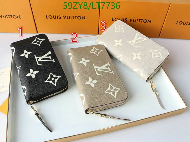 LV Bags-(4A)-Wallet-,Code: LT7736,$ 77USD