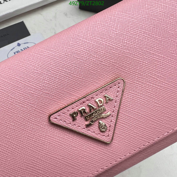Prada Bag-(4A)-Wallet-,Code: ZT2802,$ 64USD