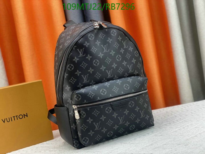 LV Bag-(4A)-Backpack- Code: RB7296 $ 142USD