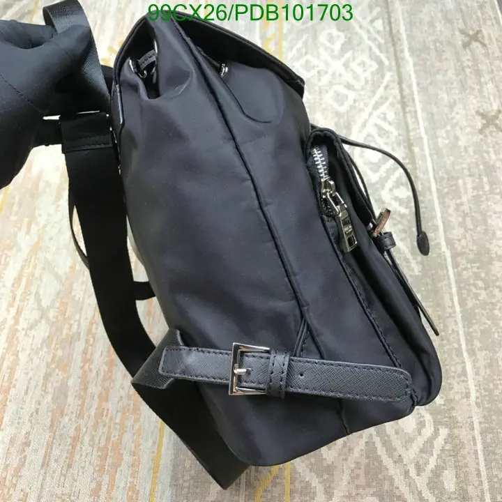 Prada Bag-(4A)-Backpack- Code: PDB101703