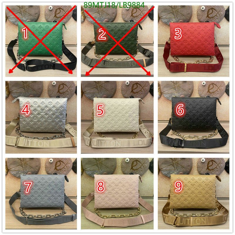 LV Bags-(4A)-Pochette MTis Bag-Twist-,Code: LB9884,$ 116USD
