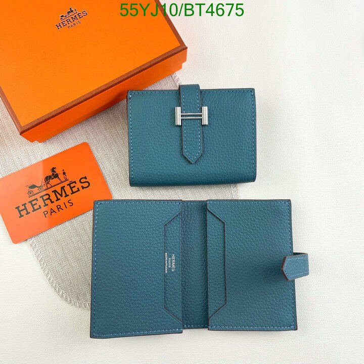 Hermes Bag-(4A)-Wallet- Code: BT4675 $ 72USD