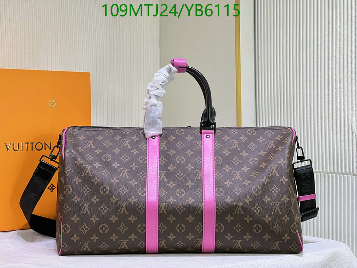 LV Bags-(4A)-Keepall BandouliRe 45-50-,Code: YB6115,$ 142USD