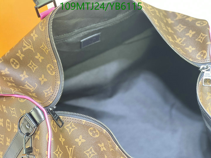 LV Bags-(4A)-Keepall BandouliRe 45-50-,Code: YB6115,$ 142USD