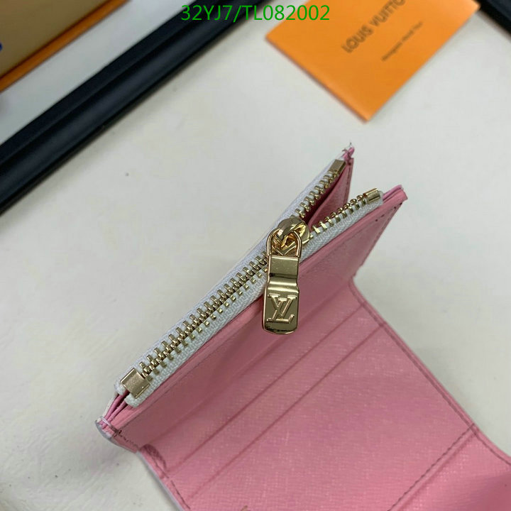 LV Bags-(4A)-Wallet-,Code: TL082002,$ 42USD