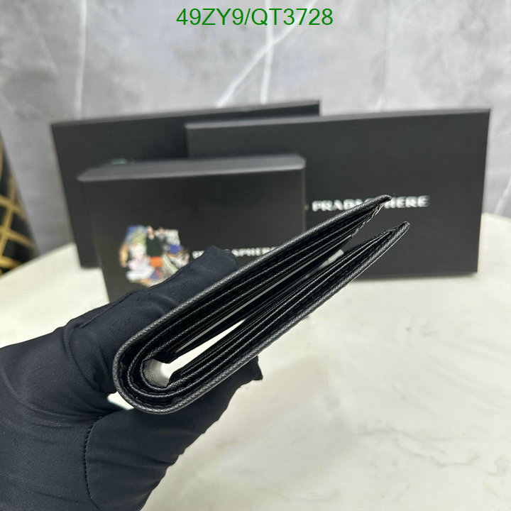 Prada Bag-(4A)-Wallet- Code: QT3728 $ 64USD
