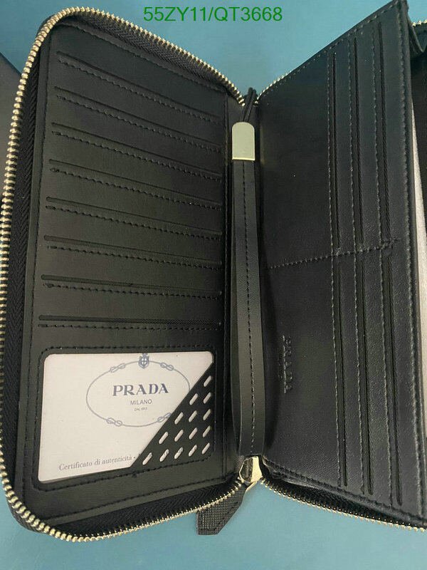 Prada Bag-(4A)-Wallet- Code: QT3668 $ 72USD
