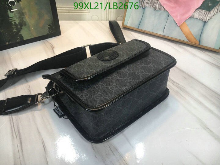 Gucci Bag-(4A)-Diagonal-,Code: LB2676,$ 129USD